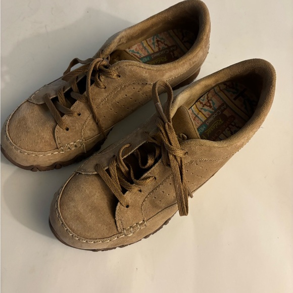 Skechers Shoes - Skechers Casual Suede Shoes with Relaxed Fit Air Cooled Memory Foam Size 7
